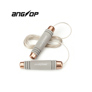 حبل قفز احترافي مع ثقالات وزن إضافي ماركة ANGTOP
ANGTOP Weighted Jump Rope – Professional with Extra Handle Weights