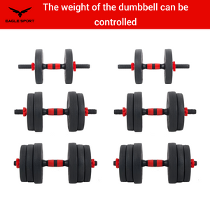 طقم دامبلز وبار قابل للتعديل – وزن إجمالي 20 كيلو
Adjustable Dumbbells & Bar Set – Total Weight 20 kg