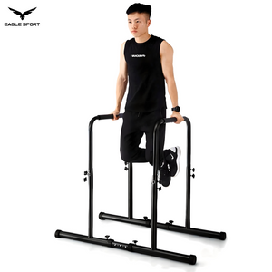 ستاند المتوازي الاحترافي مع وصلات – قابل لتعديل الارتفاع والعرض
Adjustable Height & Width Dip Station with Connectors