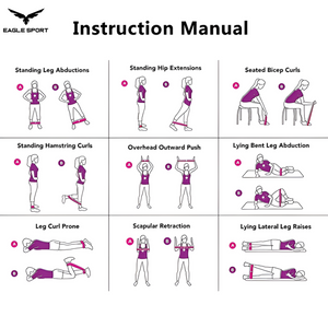 Aolikes Latex Resistance Bands – Set of 6 Resistance Levels with Carrying Bag
أشرطة المقاومة المطاطية (Aolikes) – طقم 6 مستويات مقاومة مختلفة مع حقيبة حمل