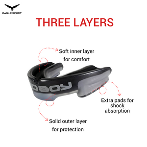 واقي الفم BADBOY متعدد الرياضات – حماية احترافية للأسنان والفك
BADBOY Multi-Sport Mouthguard – Professional Teeth & Jaw Protection
