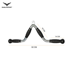 بار سحب كيبل متعرج لتمارين الجزء العلوي من الجسم
EZ Bar Cable Attachment for Upper Body Training