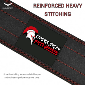 حزام رفع أثقال من جلد البقر الأصلي لدعم أسفل الظهر والعمود الفقري – DARK IRON FITNESS
Genuine Cowhide Leather Weightlifting Belt for Lower Back & Spine Support – DARK IRON FITNESS