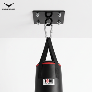 قاعدة تعليق كيس الملاكمة السقفية Heavy Duty – مع كارابين وبراغي تثبيت
Heavy-Duty Ceiling Mount for Punching Bag – With Carabiner & Expansion Bolts