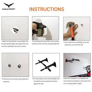 عقلة حائط ايرون جيم IRON GYM - أصلية
IRON GYM Wall Mounted Pull Up Bar – Original Heavy Duty