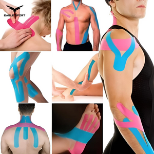 Kinesiology Sports Tape – Flexible Water-Resistant Support Tape 5cm × 5m
شريط كينيسيولوجي علاجي رياضي مرن مقاوم للماء – 5 سم × 5 متر