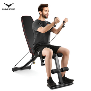 بنش تمارين احترافي متعدد الوضعيات مع حبال مقاومة ودامبلز – تحمّل حتى 360 كيلو | MAXKARE
MAXKARE Professional Adjustable Workout Bench with Dumbbells & Resistance Bands