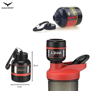 علبة تخزين صغيرة للمكملات – تصميم عبوة بروتين
Mini Supplement Storage Container – Protein Jar Style