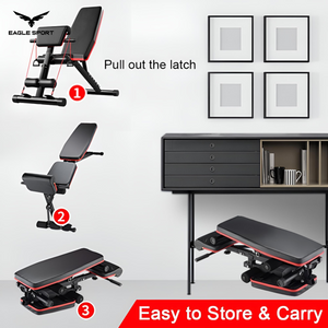 Professional Adjustable Multi-Function Workout Bench with Resistance Bands – Supports up to 200 kg
بنش تمارين احترافي متعدد الوظائف قابل للتعديل مع حبال مقاومة – تحمّل حتى 200 كيلو
