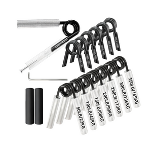 مقبض يد ستيل (هاند جريب) احترافي – 7 مستويات مقاومة (من 50 باوند حتى 350 باوند)
Professional Steel Hand Grip – 7 Resistance Levels (50LB to 350LB)