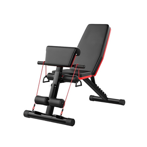 Professional Adjustable Multi-Function Workout Bench with Resistance Bands – Supports up to 200 kg
بنش تمارين احترافي متعدد الوظائف قابل للتعديل مع حبال مقاومة – تحمّل حتى 200 كيلو