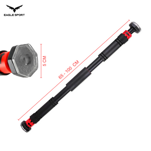 بار عقلة (Pull-Up Bar) – قابل للتعديل 65 إلى 100 سم – تثبيت آمن بدون حفر (لا يحتاج مسامير أو براغي)
Pull-Up Bar – Adjustable 65 to 100 cm – Secure Installation Without Drilling (No Screws or Bolts Required)