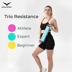 Redge Fit Fabric Resistance Bands – 3 Levels – Vibrant Colors with Carrying Bag
أشرطة المقاومة القماشية (Redge Fit) – 3 مستويات مقاومة – ألوان مميزة مع حقيبة حمل