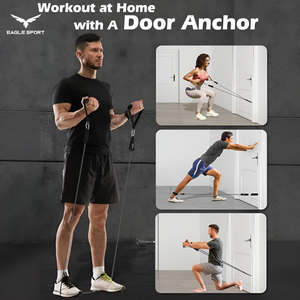 طقم حبال المقاومة الرياضية متعددة الاستخدام – 11 قطعة
Resistance Bands Training Set – 11 Pieces