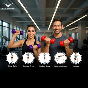 دمبلز حديد سداسي مغطى بالمطاط – 2 كيلو (قطعة واحدة)
Rubber Coated Hex Dumbbell – 2 kg (Single Piece)