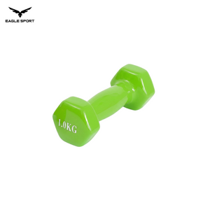 دمبلز حديد سداسي مغطى بالمطاط – 1 كيلو (قطعة واحدة)
Rubber Coated Hex Dumbbell – 1 kg (Single Piece)