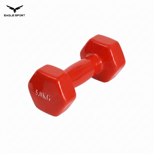 دمبلز حديد سداسي مغطى بالمطاط – 5 كيلو (قطعة واحدة)
Rubber Coated Hex Dumbbell – 5 kg (Single Piece)