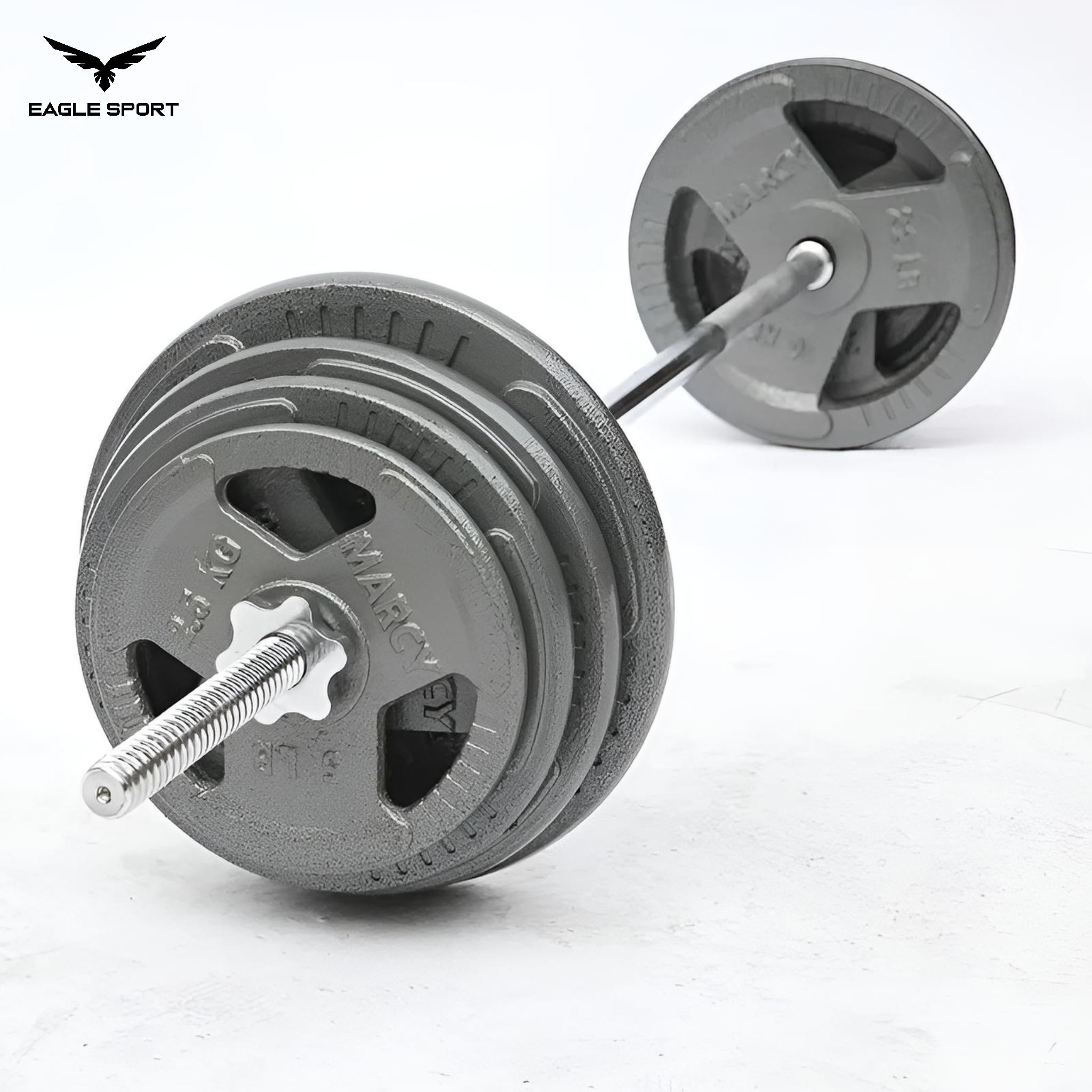 Straight Chrome Barbell 180 cm with Spin Lock Collars – Heavy Duty Quality
بار مستقيم كروم بطول 180 سم مع أقفال تثبيت – جودة عالية التحمّل