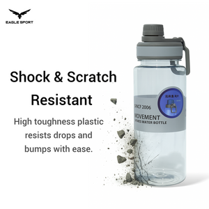 قنينة ماء رياضية شفافة – سعة 900 مل
Transparent Sports Water Bottle – 900ml