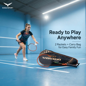 WEINIXUN 516 Badminton Racket Set with Carry Bag – Excellent Quality & Professional Performance
طقم مضارب الريشة (بادمنتون) WEINIXUN 516 مع الحقيبة – جودة ممتازة وأداء احترافي