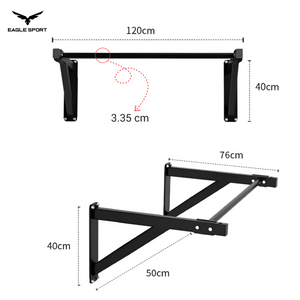 عقلة حائط أصلية – بجودة عالية التحمل
Wall-Mounted Pull Up Bar – Original High-Quality Heavy Duty