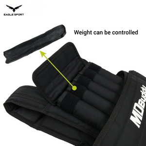 سترة اوزان (فيزت اوزان) قابلة للتعديل احترافية 20 كجم لتقوية الاداء والتحمل – MDBuddy
Adjustable Weighted Vest (Weight Vest) 20KG Professional for Strength & Endurance – MDBuddy