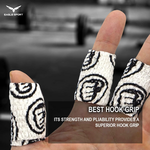 Finger Grip Tape (Hook Grip Tape) – For Stronger Grip & Finger Protection
شريط لاصق رياضي للأصابع (Hook Grip Tape) – لتعزيز القبضة وحماية اليد أثناء التمارين