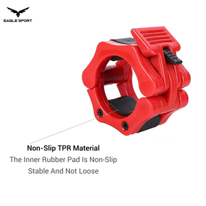 أقفال تثبيت أوزان أولمبية للبار 50 مم (قطعتان)
50mm Olympic Bar Weight Collar Locks (Pair)