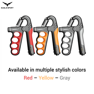  Adjustable Counting Hand Gripper – 5 to 100KG Resistance
 مقبض يد (هاند جريب) احترافي قابل للتعديل مع عداد – من 5 إلى 100 كيلو
