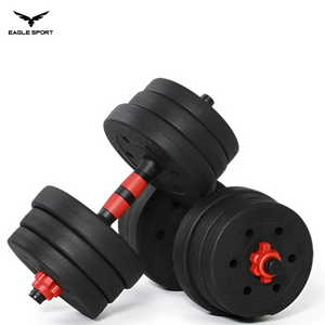 طقم دامبلز وبار قابل للتعديل – وزن إجمالي 20 كيلو
Adjustable Dumbbells & Bar Set – Total Weight 20 kg