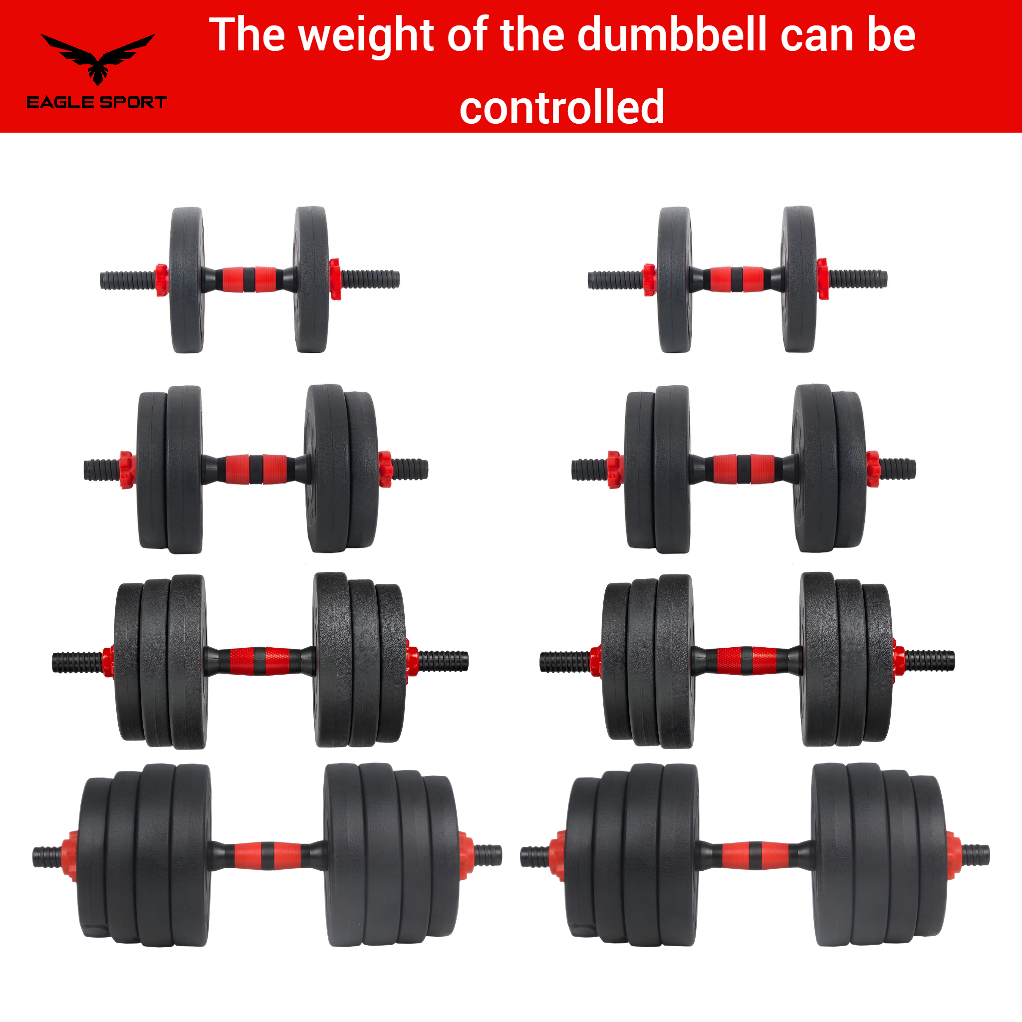 طقم دامبلز وبار قابل للتعديل – وزن إجمالي 40 كيلو
Adjustable Dumbbells & Barbell Set – Total Weight 40 KG