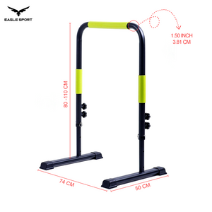 Adjustable Height Dip Bar
ستاند المتوازي – قابل لتعديل الارتفاع

