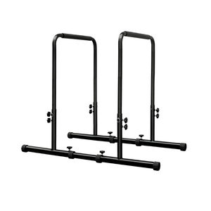 ستاند المتوازي الاحترافي مع وصلات – قابل لتعديل الارتفاع والعرض
Adjustable Height & Width Dip Station with Connectors