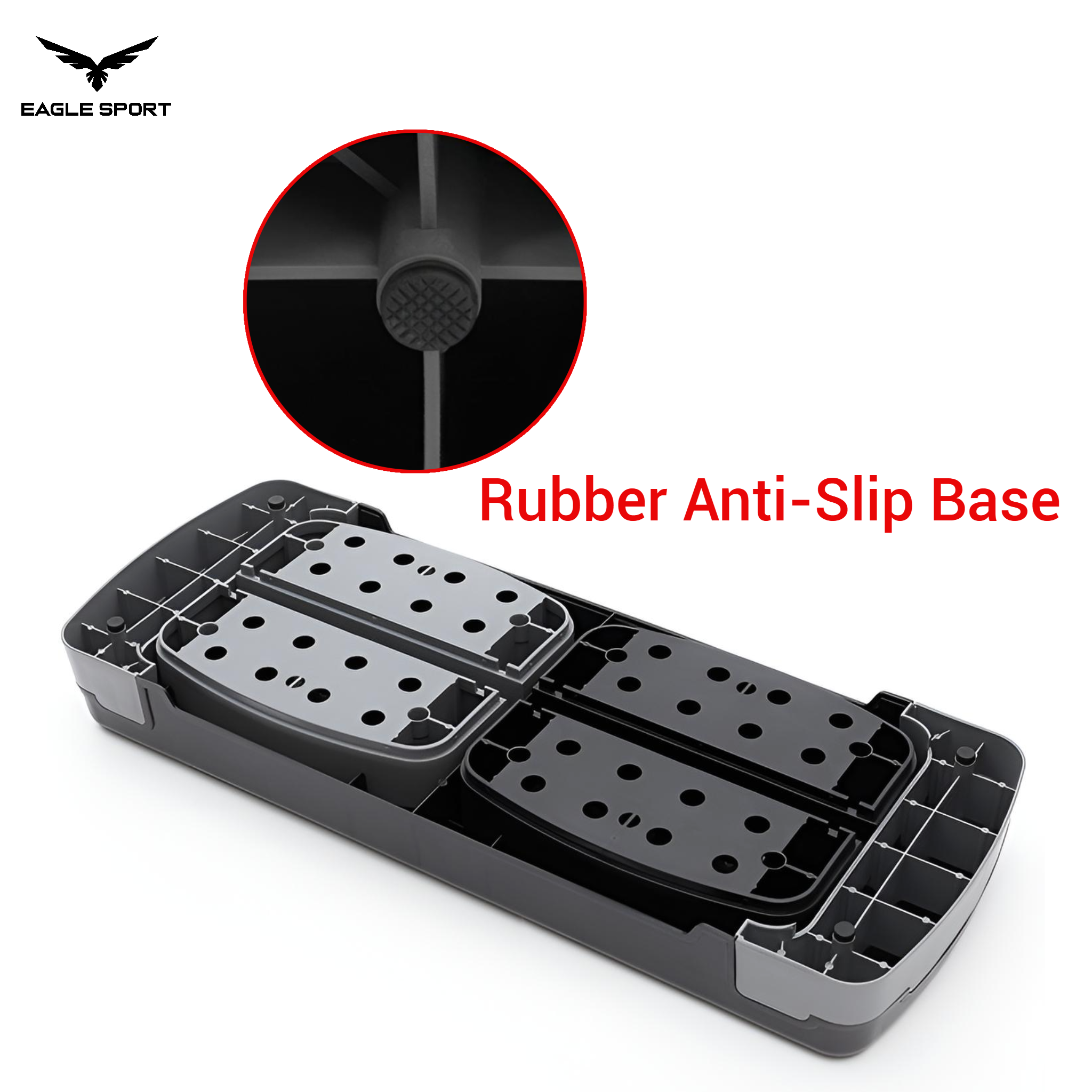 ستيب رياضي كبير الحجم قابل لتعديل الارتفاع – 3 مستويات
Aerobic Step Platform – Adjustable Fitness Stepper (Large Size)