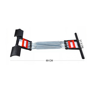  جهاز شد الصدر والذراع والبطن 3 في 1 – 5 زنبرك مقاومة
 Chest Expander – 3 in 1 | 5-Spring Resistance Trainer