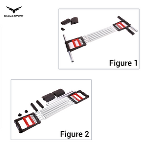  جهاز شد الصدر والذراع والبطن 3 في 1 – 5 زنبرك مقاومة
 Chest Expander – 3 in 1 | 5-Spring Resistance Trainer