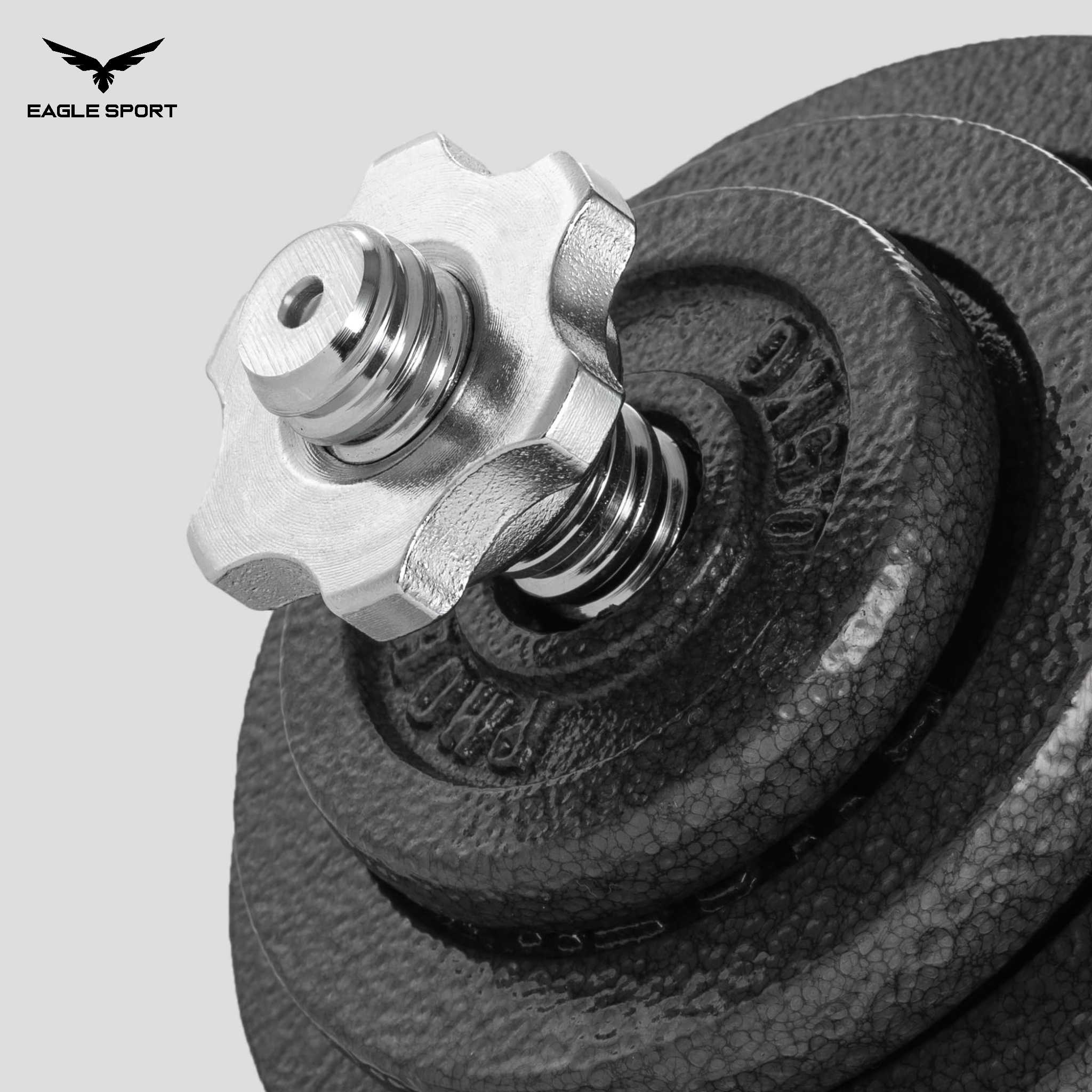 بار دمبل كروم 35 سم مع أقفال تثبيت (قطعتان)
Chrome Dumbbell Bars 35 cm with Spin Lock Collars (Pair)