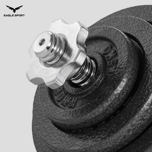 بار دمبل كروم 35 سم مع أقفال تثبيت (قطعتان)
Chrome Dumbbell Bars 35 cm with Spin Lock Collars (Pair)