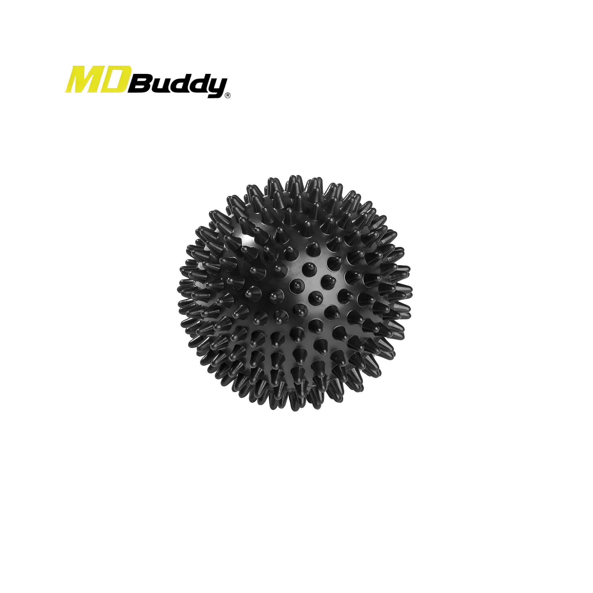  Deep Tissue Massage Ball – 9cm Size (MD Buddy – Premium Quality)
 كرة تدليك قوية بتصميم نقطي محفّز – مقاس 9 سم (MD Buddy – جودة ممتازة)
