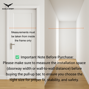 عقلة باب أو بين جدارين (بار عقلة) – قابلة لتعديل الطول من 61 إلى 100 سم – بجودة عالية
Doorway or Wall Pull-Up Bar – Adjustable Length 61 to 100 cm – High Quality