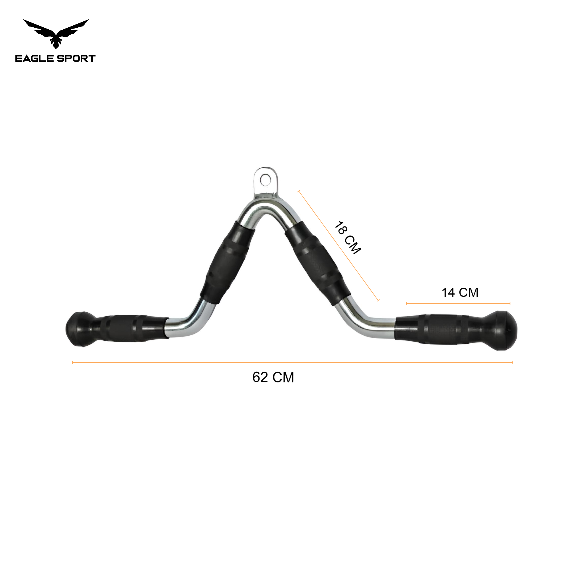 بار سحب كيبل متعرج لتمارين الجزء العلوي من الجسم
EZ Bar Cable Attachment for Upper Body Training