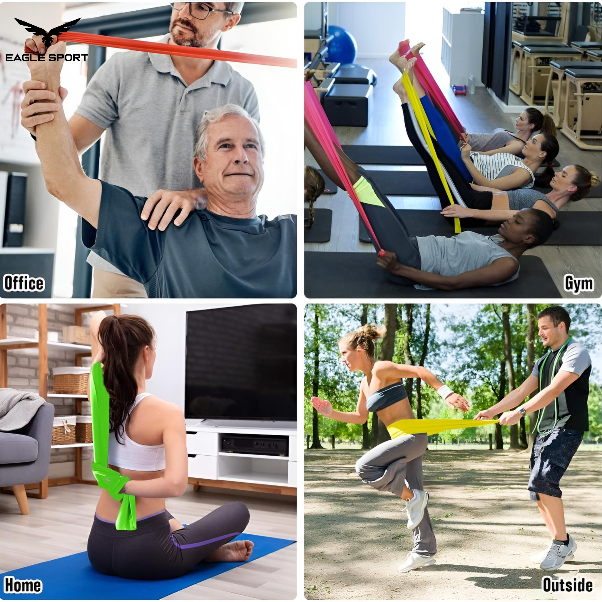 شريط مقاومة مرن متوفر بعدة ألوان (قطعة واحدة)
Elastic Resistance Band – Available in Multiple Colors (Single Piece)