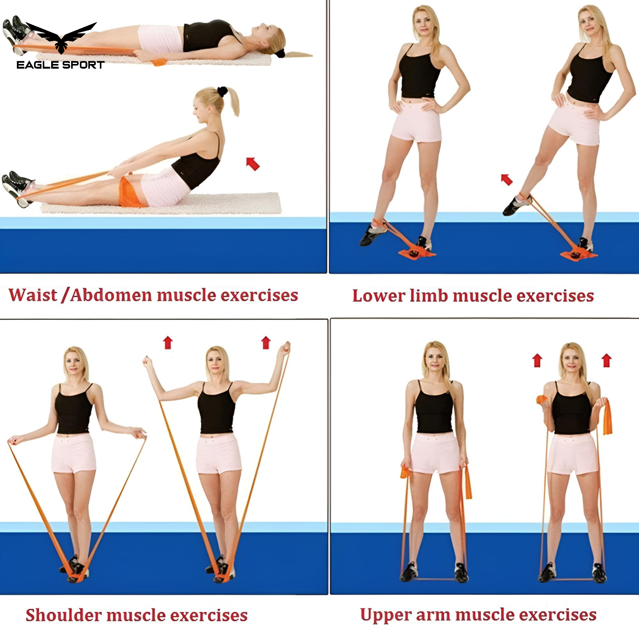 شريط مقاومة مرن متوفر بعدة ألوان (قطعة واحدة)
Elastic Resistance Band – Available in Multiple Colors (Single Piece)