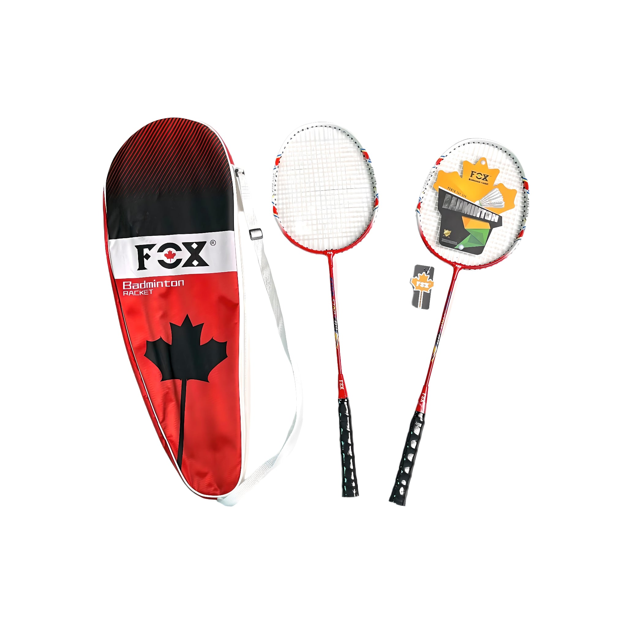  طقم مضارب الريشة (بادمنتون) FOX
FOX Badminton Racket Set 