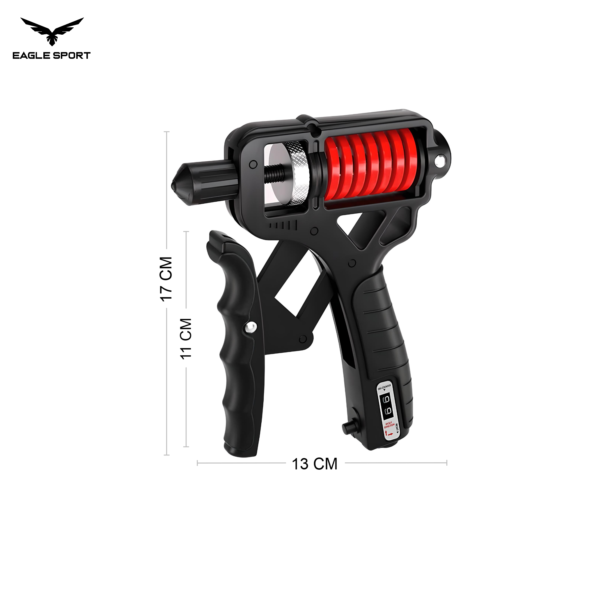 مقبض يد (هاند جريب) احترافي قابل للتعديل مع عداد – من 5 إلى 165 كيلو
Adjustable Hand Grip with Counter – 5 to 165kg