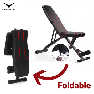 بنش تمارين منزلي متعدد الوضعيات قابل للطي وتحمّل حتى 180 كغ
Foldable Adjustable Home Workout Bench – Supports Up to 180 kg