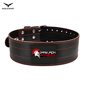حزام رفع أثقال من جلد البقر الأصلي لدعم أسفل الظهر والعمود الفقري – DARK IRON FITNESS
Genuine Cowhide Leather Weightlifting Belt for Lower Back & Spine Support – DARK IRON FITNESS