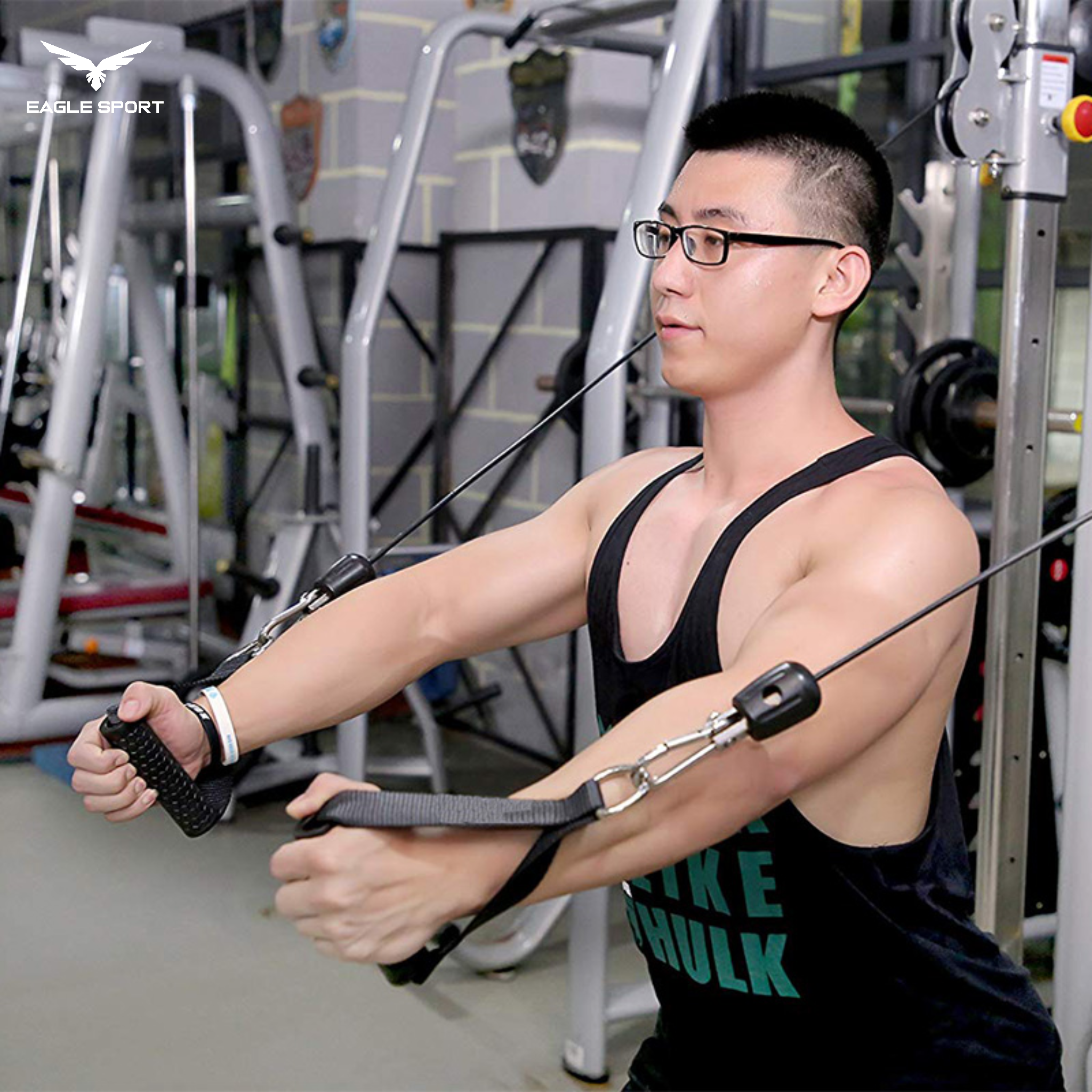 Heavy-Duty Gym Cable Handles (2 Pieces)
