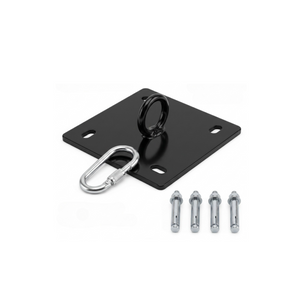 قاعدة تعليق كيس الملاكمة السقفية Heavy Duty – مع كارابين وبراغي تثبيت
Heavy-Duty Ceiling Mount for Punching Bag – With Carabiner & Expansion Bolts