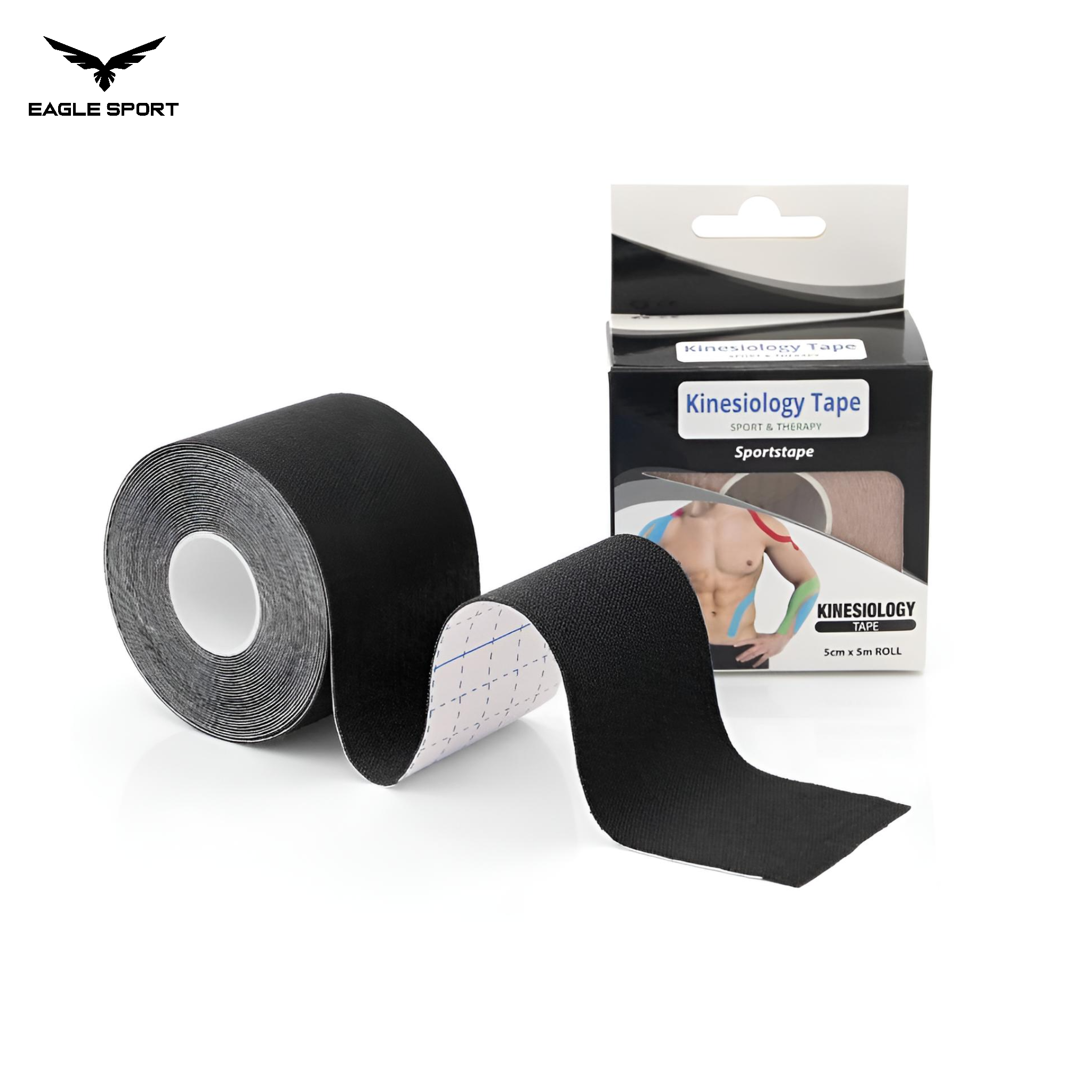 Kinesiology Sports Tape – Flexible Water-Resistant Support Tape 5cm × 5m
شريط كينيسيولوجي علاجي رياضي مرن مقاوم للماء – 5 سم × 5 متر